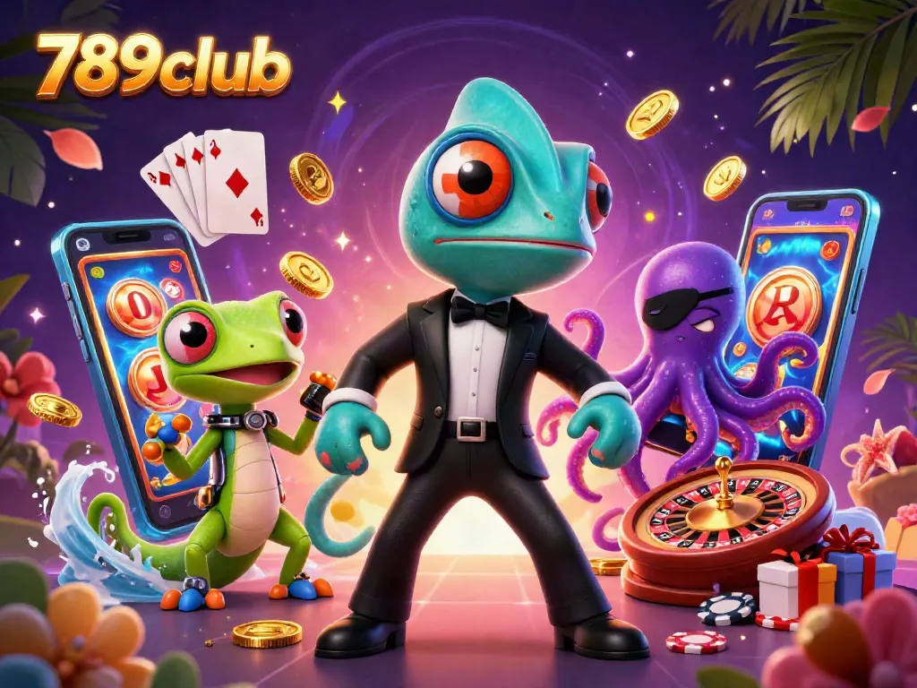 Experience thrilling gaming moments at 789club with vibrant slot games and dynamic characters.