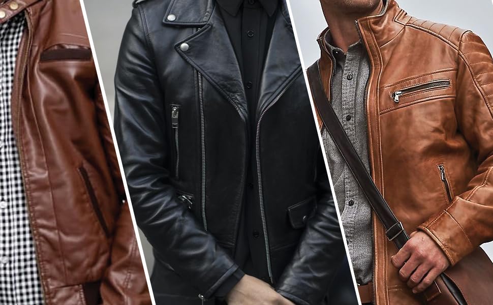 Luxuriöse Lederjacken Herren, die Eleganz und Funktionalität vereinen