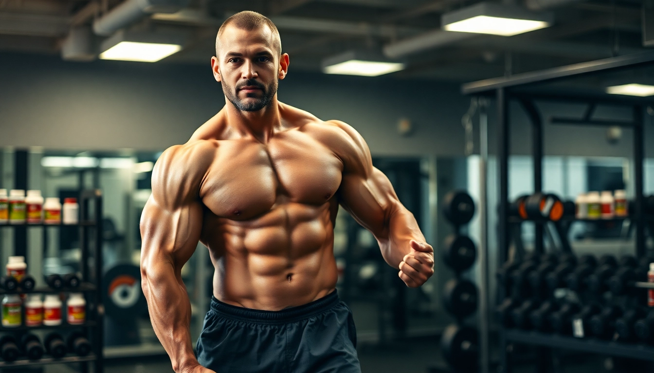 Muskelaufbau mit Unique Pharma Steroids unterstützt durch effektive Supplements.