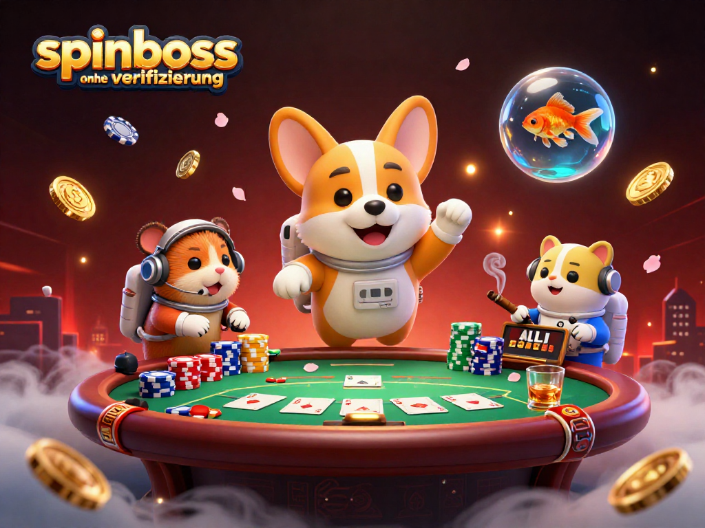 Spinboss ohne Verifizierung – entdeckte Gewinnchancen im Casino mit lebendigen 3D-Charakteren.