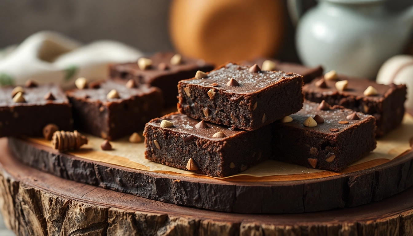 Genieße die leckeren Bud brownies, saftig und schokoladig, perfekt für jeden Anlass.
