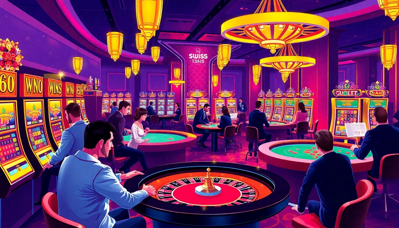 Experience the thrill at an online casino schweiz with diverse games and exciting ambiance.