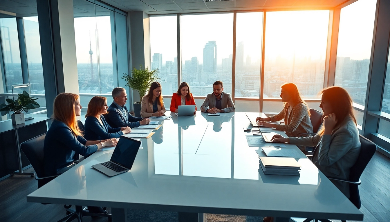 Headhunter Saarbrücken: Fachkräfte in einem strategischen Meeting.