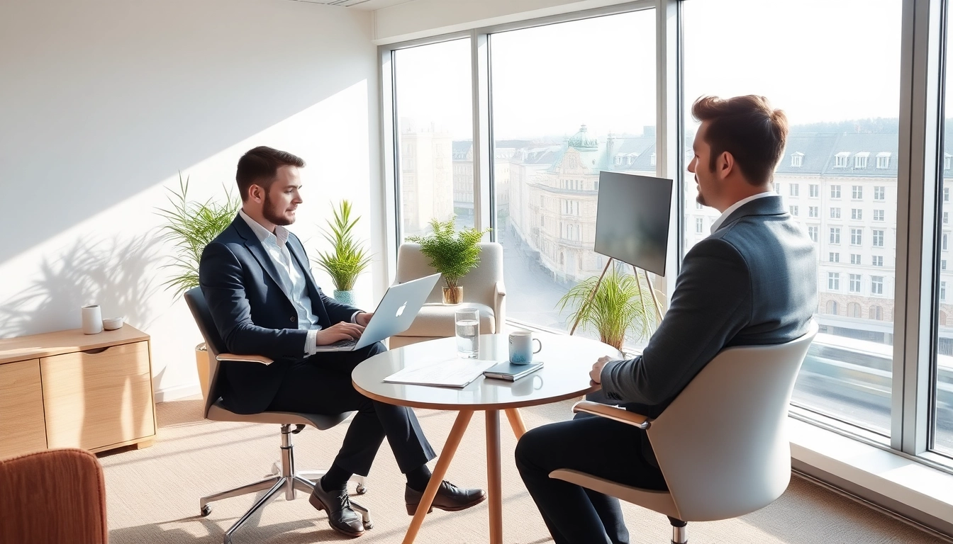 Headhunter Saarbrücken bewertet Lebenslauf im modernen Büro.