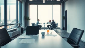 Professionelle Zusammenarbeit eines Headhunter Braunschweig in einem modernen Büro.