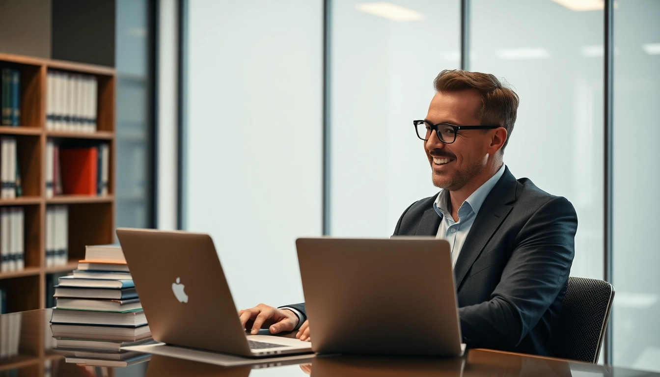 Professioneller Headhunter Gesundheitswesen berät einen Kandidaten in einem modernen Büro.