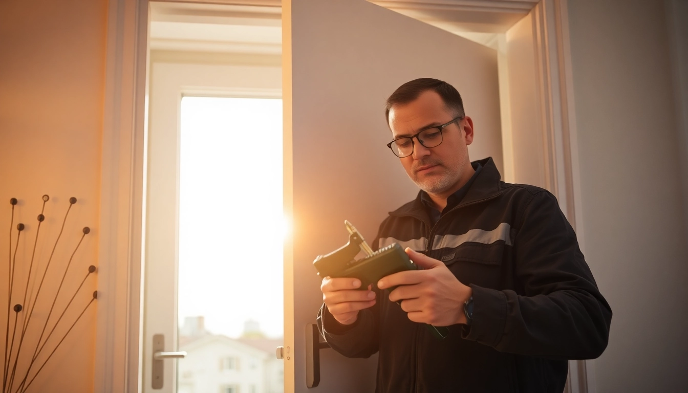 Schlüsseldienst Speyer – professioneller Techniker öffnet Tür beschädigungsfrei.