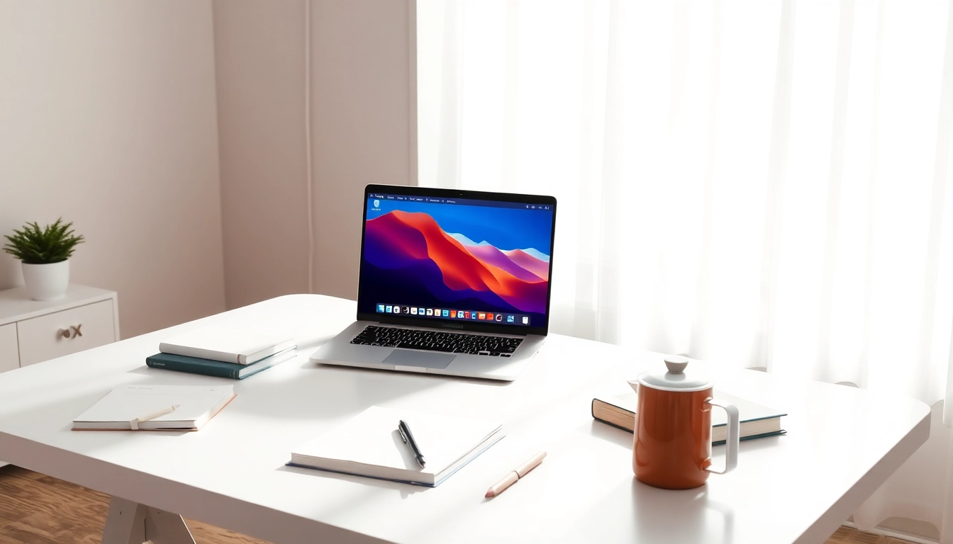 Microsoft Office 2024 Mac Lizenz kaufen für Apple M4 Chips auf einem MacBook am Arbeitsplatz