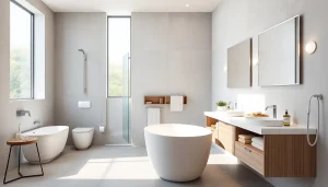 Erleben Sie mit sonni sanitär GmbH ein elegantes Badezimmerdesign mit modernem Komfort und stilvollen Armaturen.