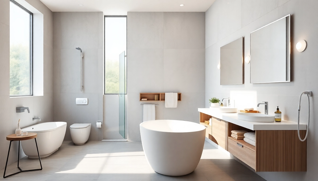 Erleben Sie mit sonni sanitär GmbH ein elegantes Badezimmerdesign mit modernem Komfort und stilvollen Armaturen.