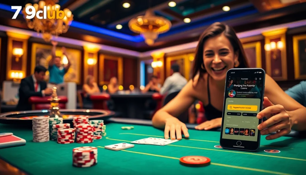 Players enjoying blackjack as part of đăng ký 789club experience, showcasing excitement and luxury.