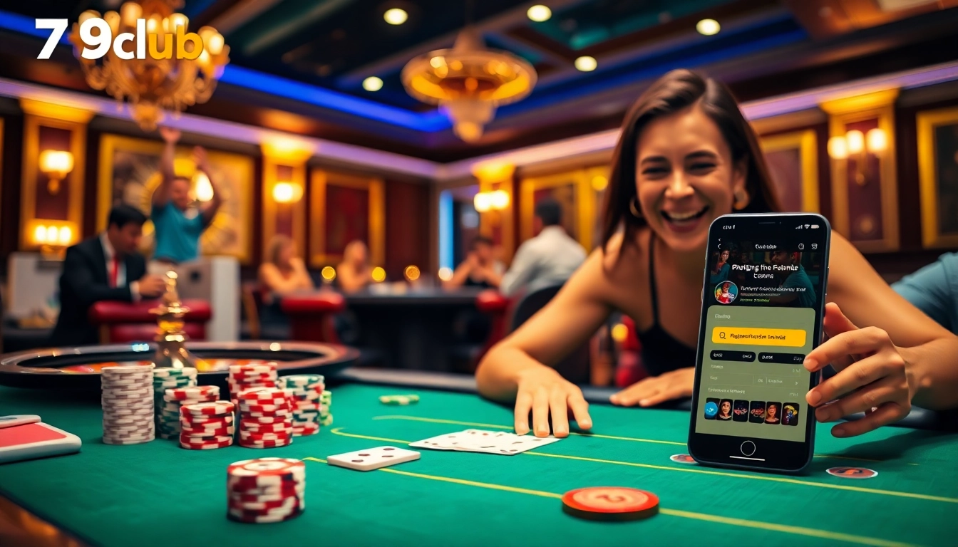 Players enjoying blackjack as part of đăng ký 789club experience, showcasing excitement and luxury.