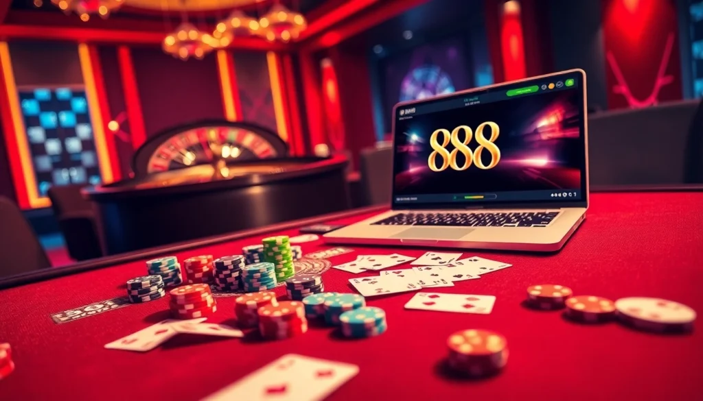 Experience the thrill of winning at the 88i game with vibrant casino visuals.