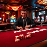 Experience the thrill of qh88 with professional dealers and vibrant gaming at luxurious casino tables.