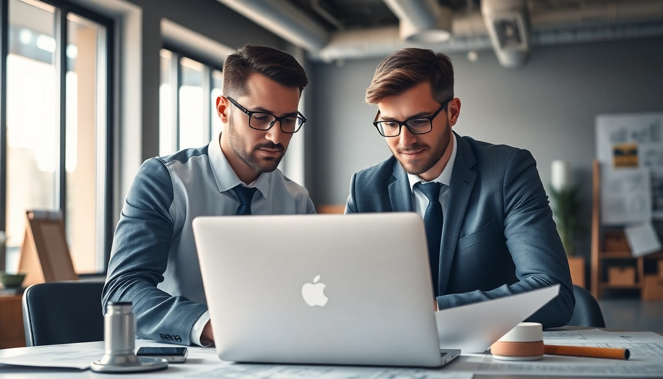 Headhunter Ingenieure berät im Büro und nutzt moderne Technologien zur Rekrutierung.
