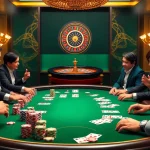 Gambling scene showcasing cm88.men with vibrant poker chips and playing cards on an elegant table.